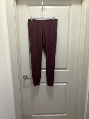 High-Waist Pocket Leggings in Deep Plum Lululemon size 10